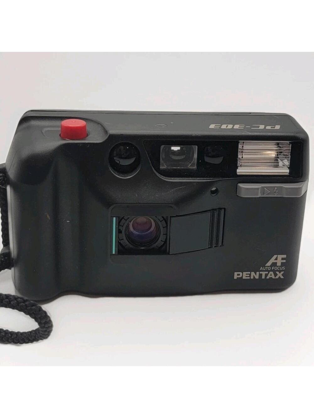Pentax PC-303 AF -35mm Compact Point & Shoot Camera - Untested
